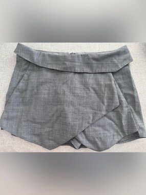 Aritzia Talula Heather Grey Berklee Skort Discontinued Rare Sz 0